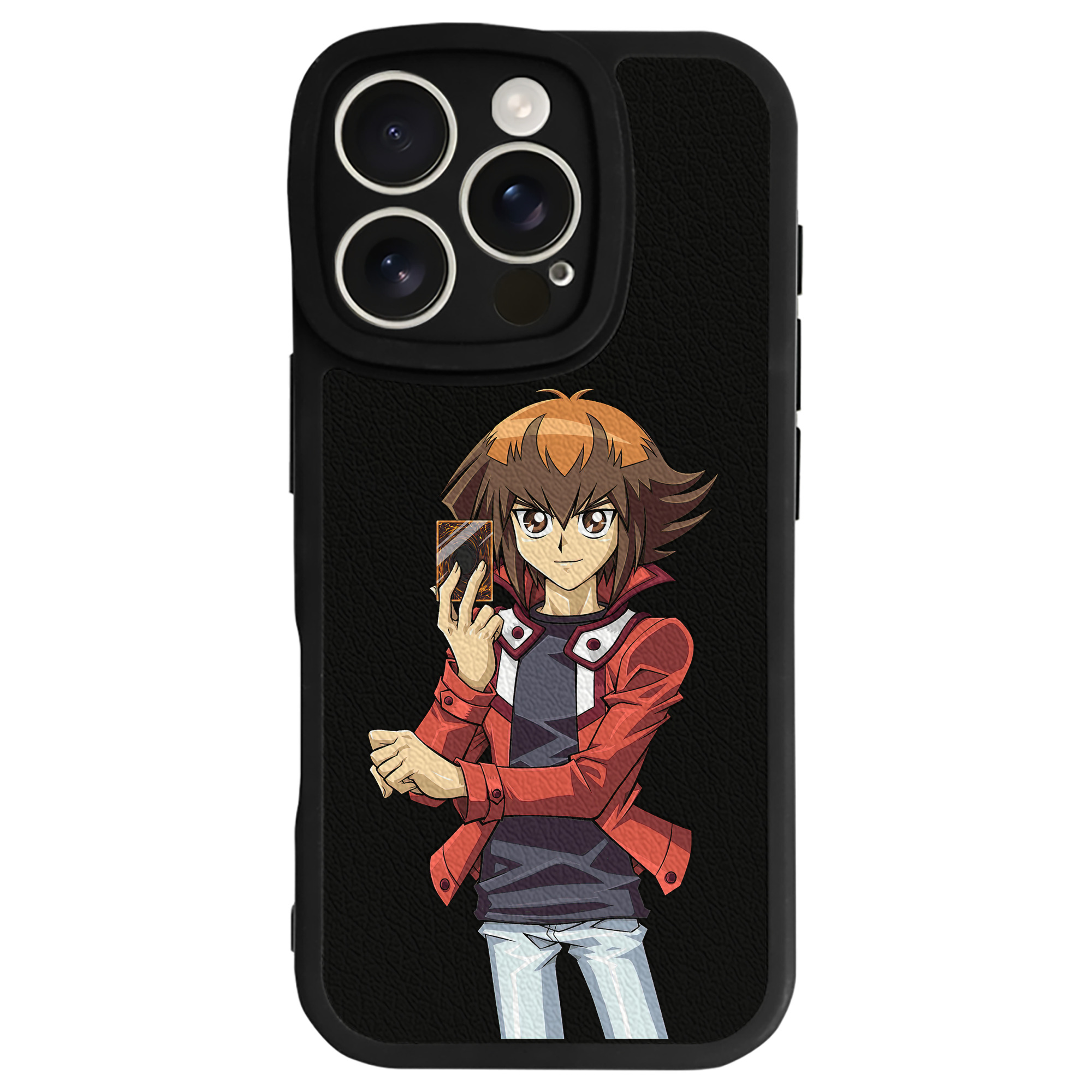 遊☆戯☆王 Yu-Gi-Oh! 【iPhone 16シリーズ対応】シリコンスマホケース（レザー調） 材質：シリコン